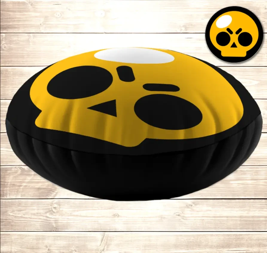 Подушка-пуфік Логотип Бравл 45х45 см.