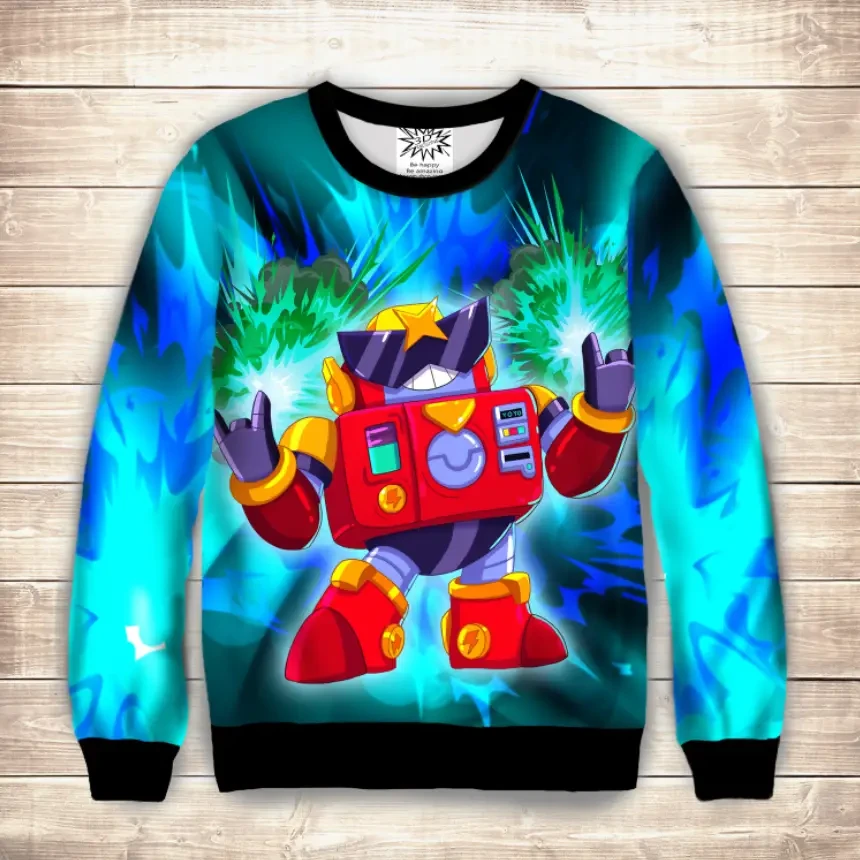 Світшот 3D Бравл Старс Вольт ВСІ Розміри Преміум тканина