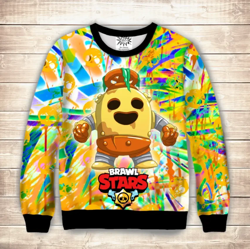 Світшот 3D Robo Spike ВСІ Розміри Преміум тканина