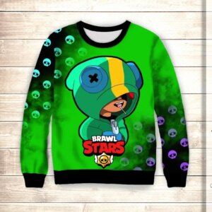 Світшот 3D Leon & Scull ВСІ Розміри Преміум тканина