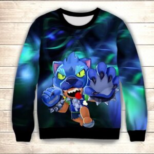 Світшот 3D Leon Werewolf ВСІ Розміри Преміум тканина