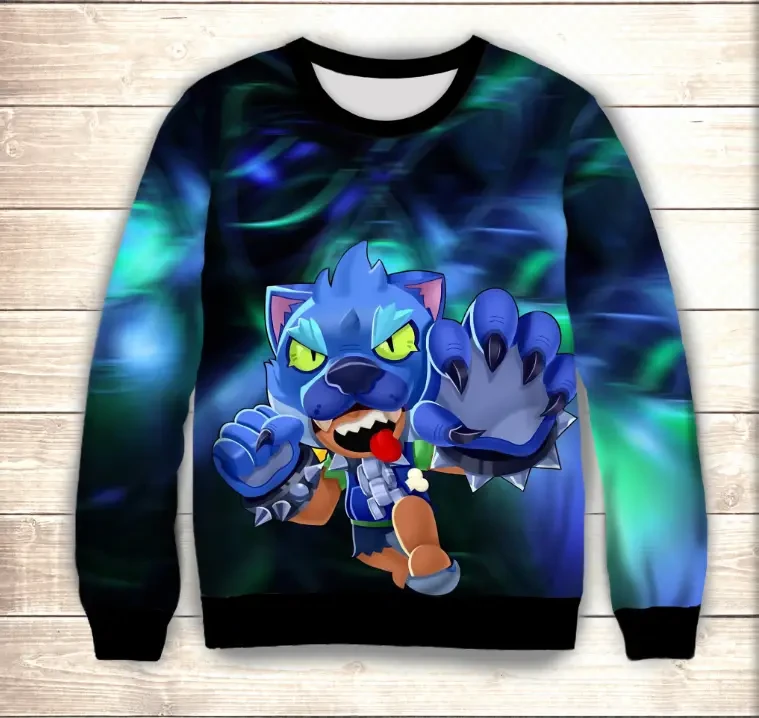 Світшот 3D Leon Werewolf ВСІ Розміри Преміум тканина