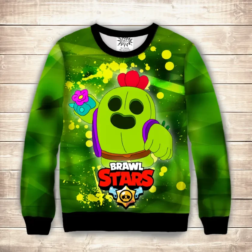 Світшот Spike Green ВСІ Розміри Преміум тканина