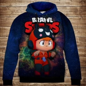 Толстівка 3D Бравл Старс Беа Леді Баг (Божа корівка)серія Космос ВСІ Розміри Преміум тканина