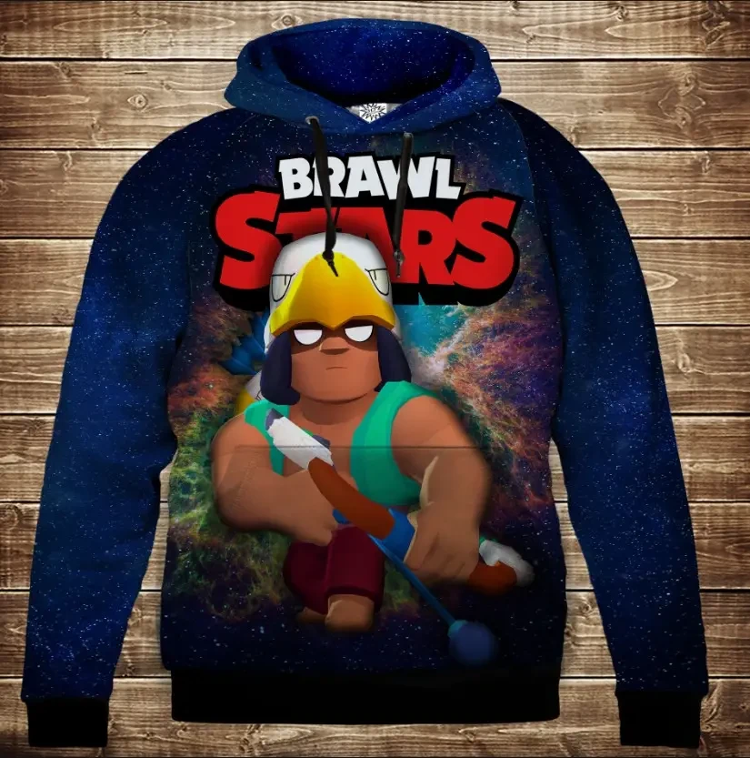 Толстівка 3D Бравл Старс Бо Хорус серія Космос ВСІ Розміри Преміум тканина