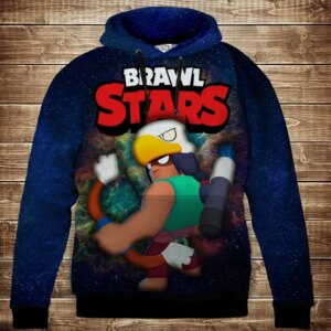 Толстівка 3D Бравл Старс Бо Хорус серія Космос ВСІ Розміри Преміум тканина