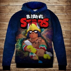 Толстівка 3D Бравл Старс Бо Хорус серія Космос ВСІ Розміри Преміум тканина