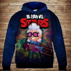 Толстівка 3D Бравл Старс Белль Серія Космос ВСІ Розміри Преміум тканина