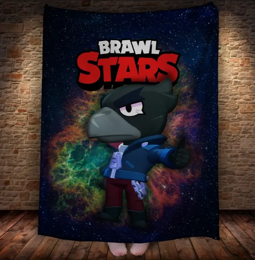 Плед з 3D принтом Crow Hero 150х200 см.