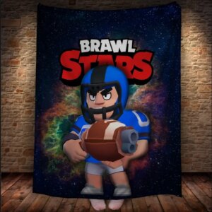 Плед з 3D принтом Bull Skin-Linebacker Space Brawl 150х200 см.