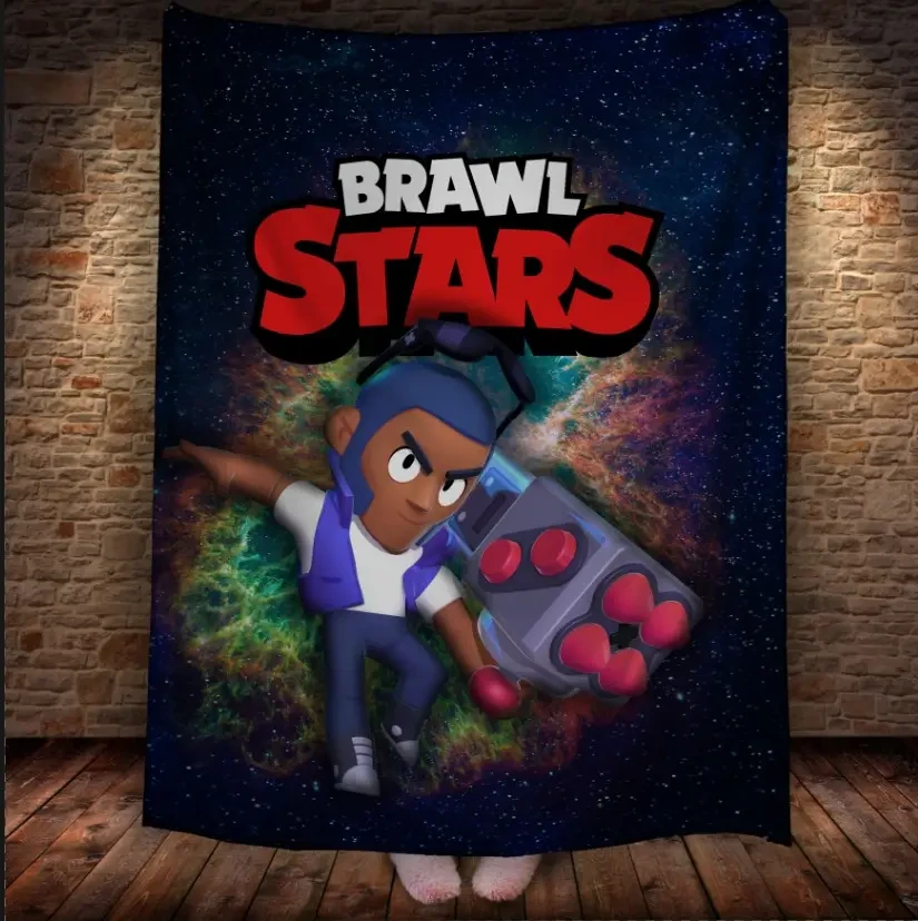 Плед з 3D принтом Брок в космосі 150х200 см.