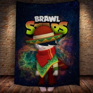 Плед з 3D принтом Brawl Stars Quickdraw Edgar 150х200 см.