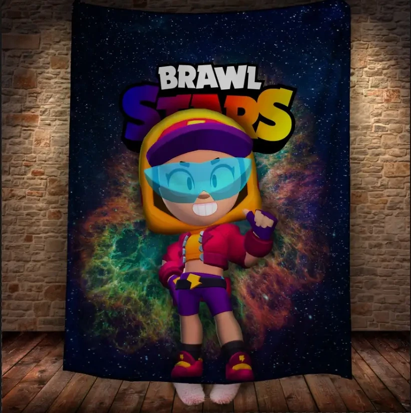 Плед з 3D принтом Макс в Космосі Бравл 150х200 см.