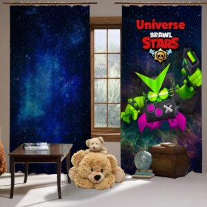 Штори Фотоштори Brawl Stars. Бравл Старс. Вірус 8 біт