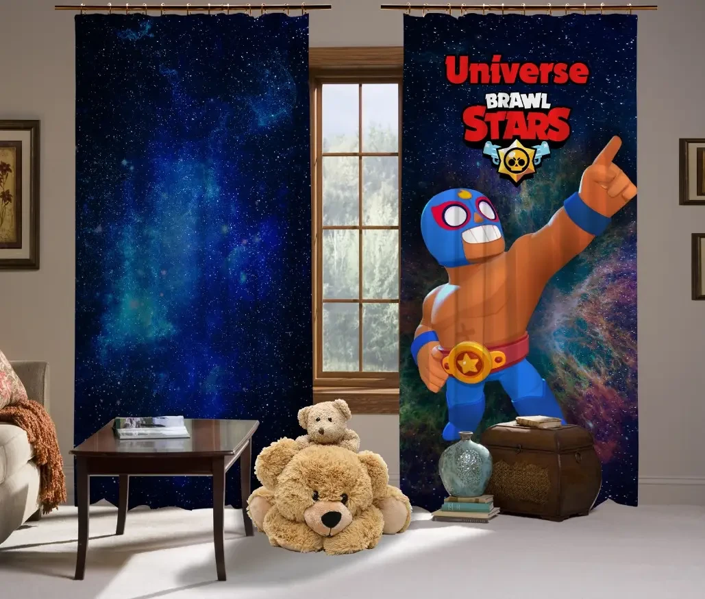 Штори Фотоштори Brawl Stars. Бравл Старс. Прімо