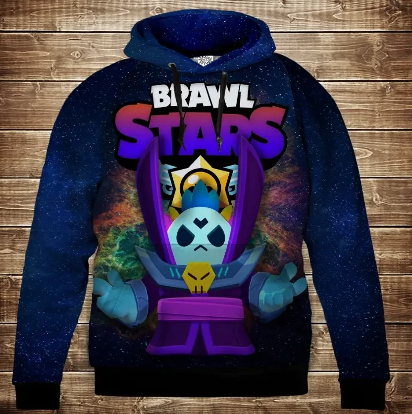 Толстівка 3D Бравл Старс Спайк темний лорд Серія Космос ВСІ Розміри Преміум тканина