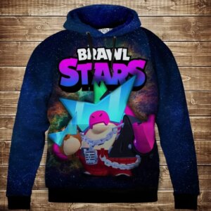 Толстівка 3D Бравл Старс Баз серія Космос ВСІ Розміри Преміум тканина