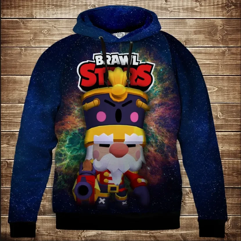 Толстівка 3D Бравл Старс Гейл серія Космос ВСІ Розміри Преміум тканина