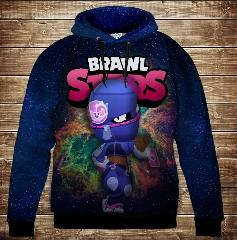 Толстівка 3D Бравл Старс Тара серія Космос ВСІ Розміри Преміум тканина