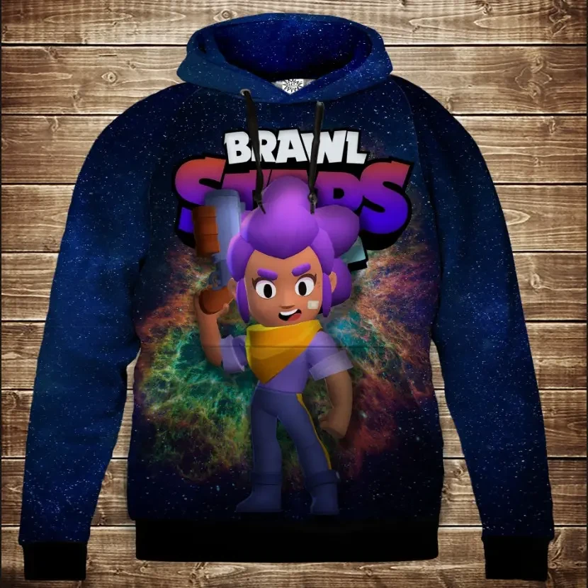 Толстівка 3D Бравл Старс Френк Гейл серія Космос ВСІ Розміри Преміум тканина