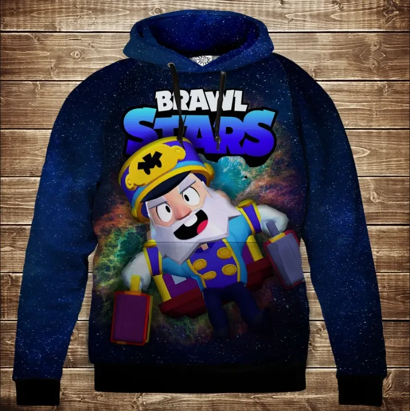 Толстівка 3D Бравл Старс Динамайк серія Космос ВСІ Розміри Преміум тканина