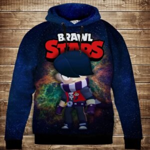 Толстівка 3D Бравл Старс Едгар серія Космос ВСІ Розміри Преміум тканина