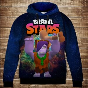 Толстівка 3D Бравл Старс Френк і Космос ВСІ Розміри Преміум тканина