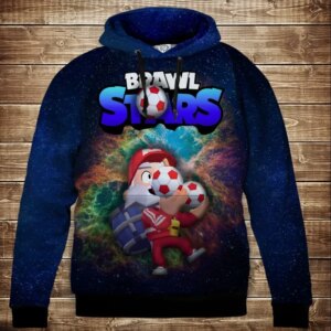 Толстівка 3D Бравл Старс Динамайк Футбол серія Космос ВСІ Розміри Преміум тканина