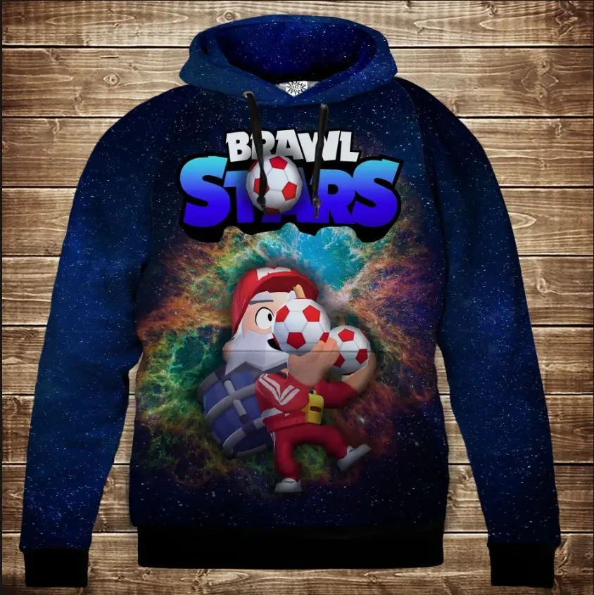 Толстівка 3D Бравл Старс Динамайк Футбол серія Космос ВСІ Розміри Преміум тканина