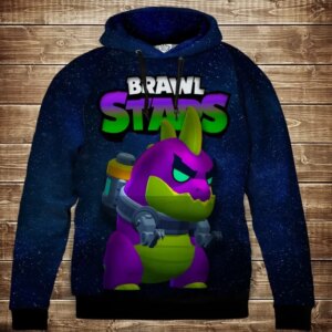 Толстівка 3D Бравл Старс Баз і Космос ВСІ Розміри Преміум тканина