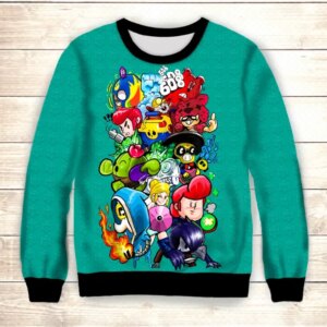 Світшот 3D Бравлери Art ВСІ Розміри Преміум тканина