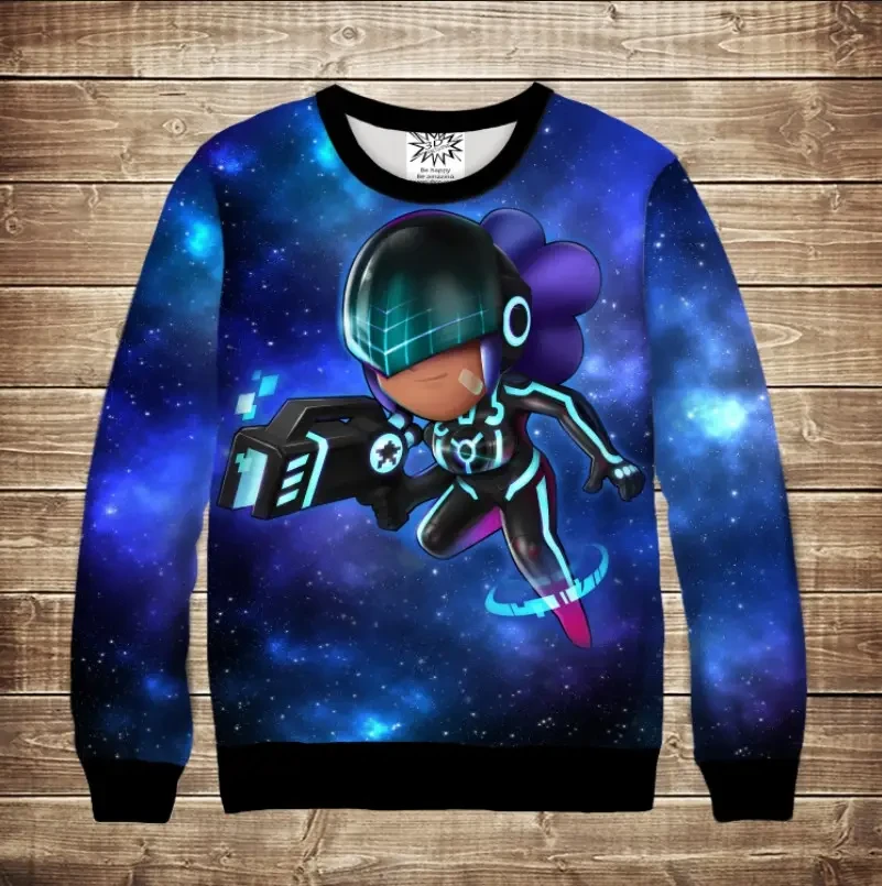 Світшот 3D SHELLY POLICE ВСІ Розміри Преміум тканина