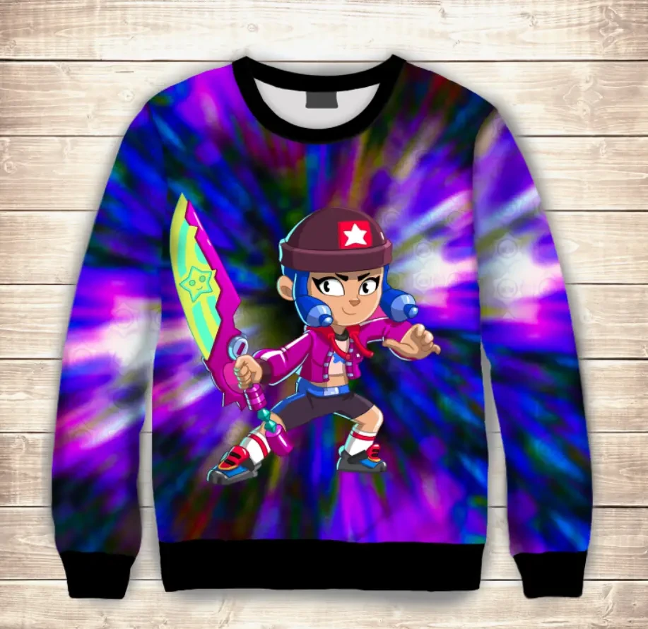 Світшот (толстовка) 3D Бібі / Bibi ВСІ Розміри Преміум тканина