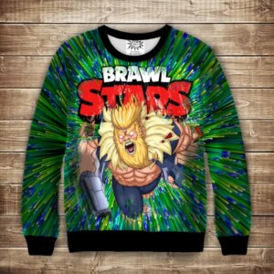 Світшот 3D Бравл Старc Букл Варвар ВСІ Розміри Преміум тканина