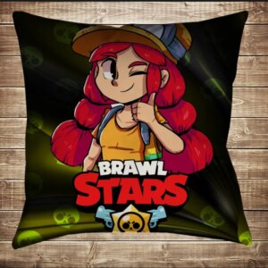 Подушка 3D-Бравл Старс Джессі