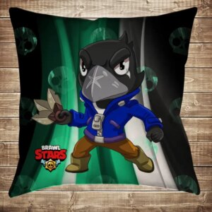 Подушка 3D-Бравл Старс Ворон Скінс