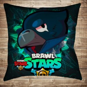 Подушка 3D-Бравл Старс Ворон Фейс