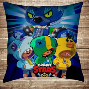 Подушка 3D-Бравл Старс 4 Леона Скіни