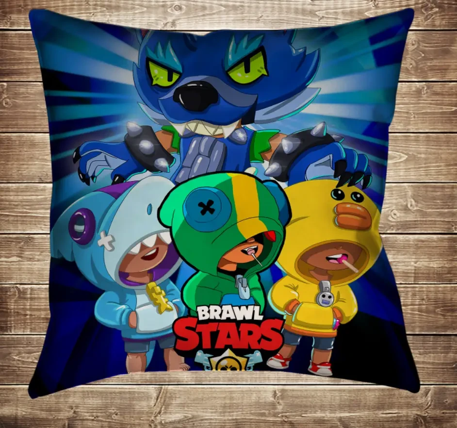 Подушка 3D-Бравл Старс 4 Леона Скіни