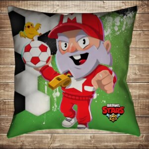 Подушка 3D-Бравл Старс Діна Майк Коучер