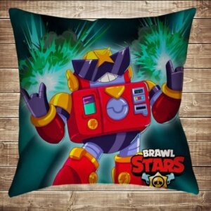 Подушка 3D-Бравл Старс Вольт