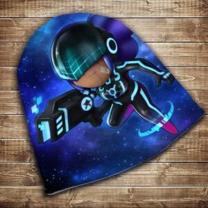 Шапка з 3D принтом Бравл Старс Шеллі SHELLY POLICE Всі розміри всі сезони ВСІ Розміри