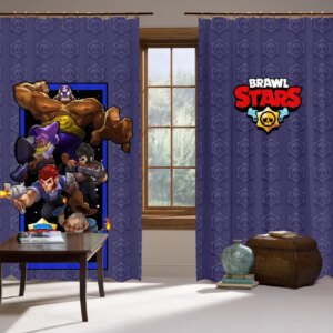 Штори 3D Бравл старс Смарт