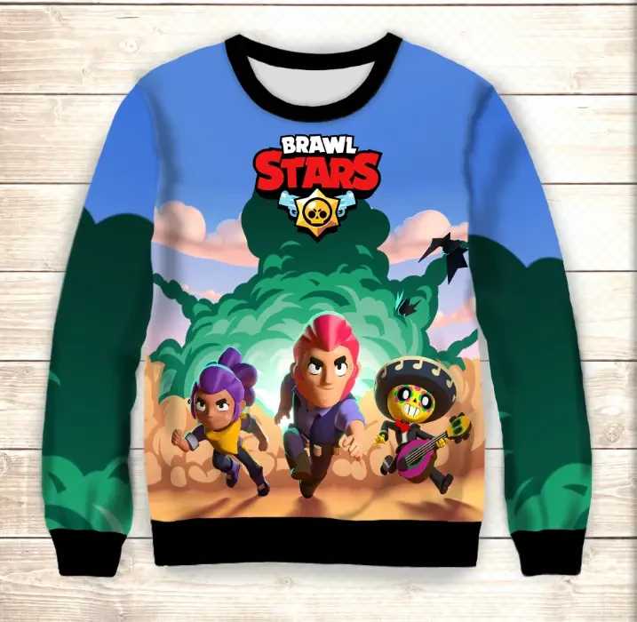 Світшот 3D Вибух ВСІ Розміри Преміум тканина