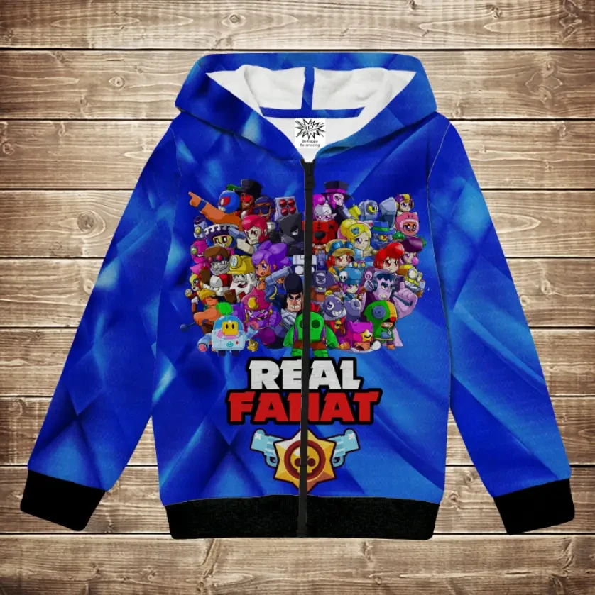 Худі теплий з 3Д принтом Бравл Старс Всі герої 2020 ВСІ Розміри Преміум тканина