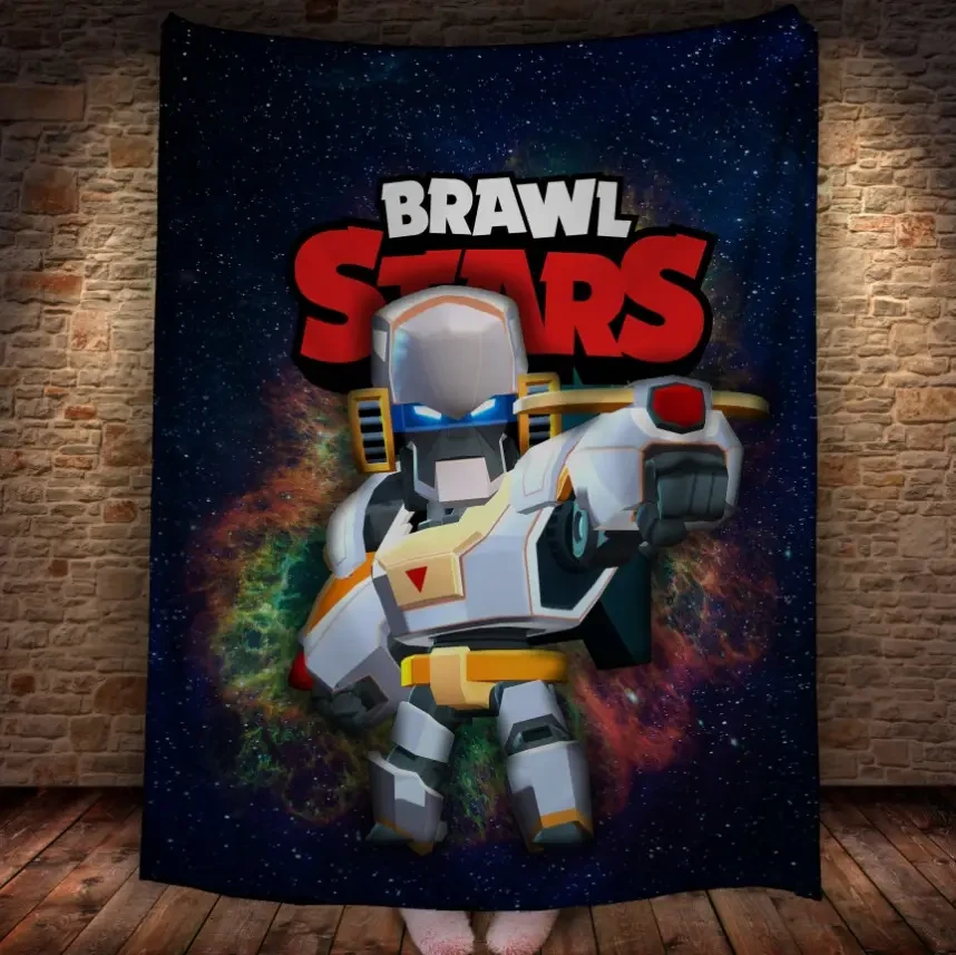 Плед з 3D принтом Bo Skin-Light Mecha Brawl Space 150х200 см.