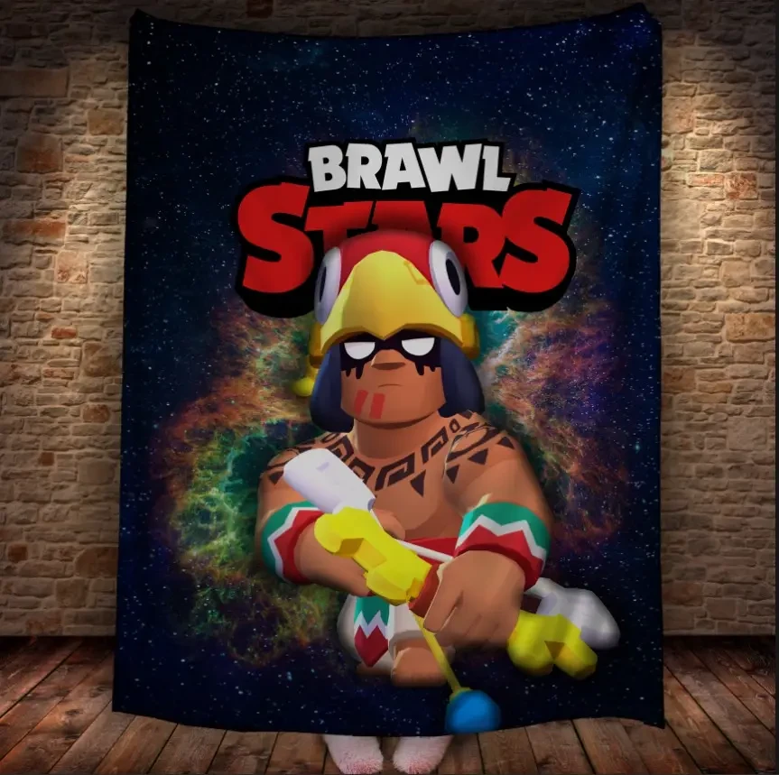 Плед з 3D принтом Bo Skin-Warrior Brawl Space 150х200 см.