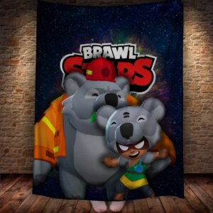 Плед з 3D принтом Koala Nita Brawl Space 150х200 см.
