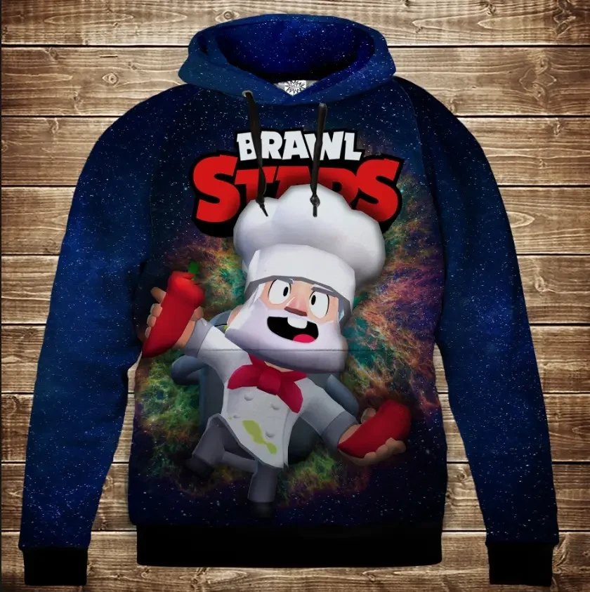 Толстівка 3D Бравл Старс Динамайк Повар серія Космос ВСІ Розміри Преміум тканина