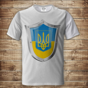 Футболка Щит України Дорослі і дитячі розміри ВСІ Розміри Преміум тканина